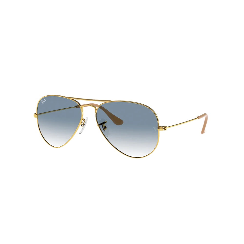 Ray Ban Aviator Gradient Sun - Light Blue