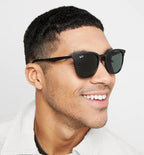 Ray Ban Sun - Matt Black Polar Green
