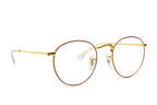Ray Ban Round Read - Gold & Red