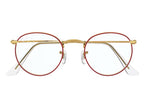 Ray Ban Round Read - Gold & Red