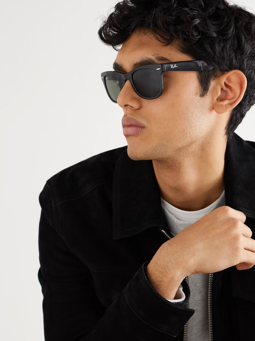 Ray Ban Wayfarer Folding Sun - Black