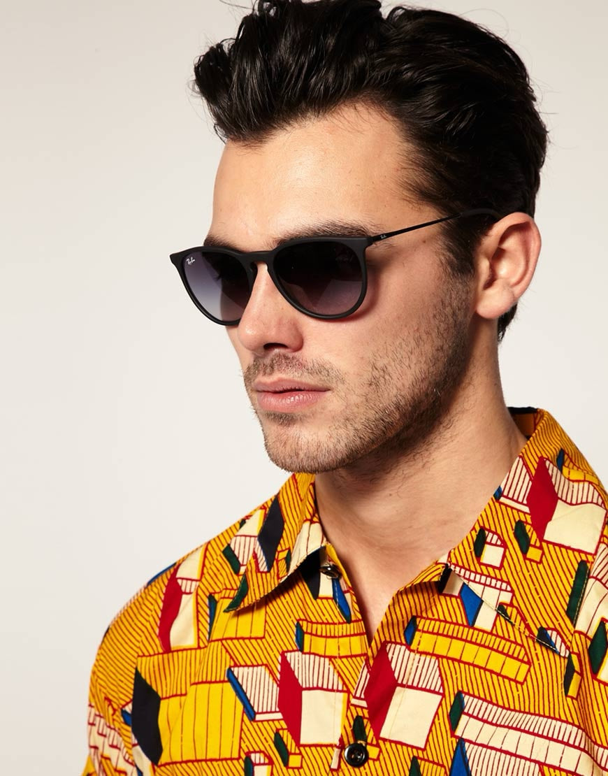 Ray Ban Erika Sun - Black Matte