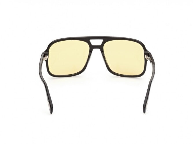 Tom Ford Falconer Sun - Black & Yellow