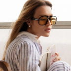 Tom Ford Falconer Sun - Black & Yellow