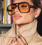 Tom Ford Falconer Sun - Black & Yellow