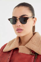Ray Ban ClubMaster Sun - Tortoise & Gold
